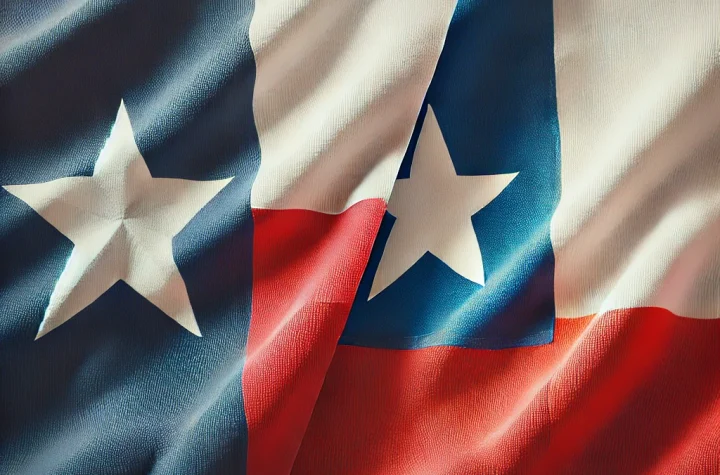 Texas vs Chile flag